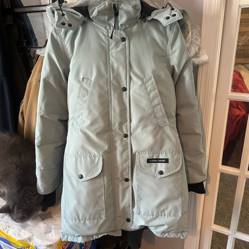 Seafoam Green Canada Goose Jacket